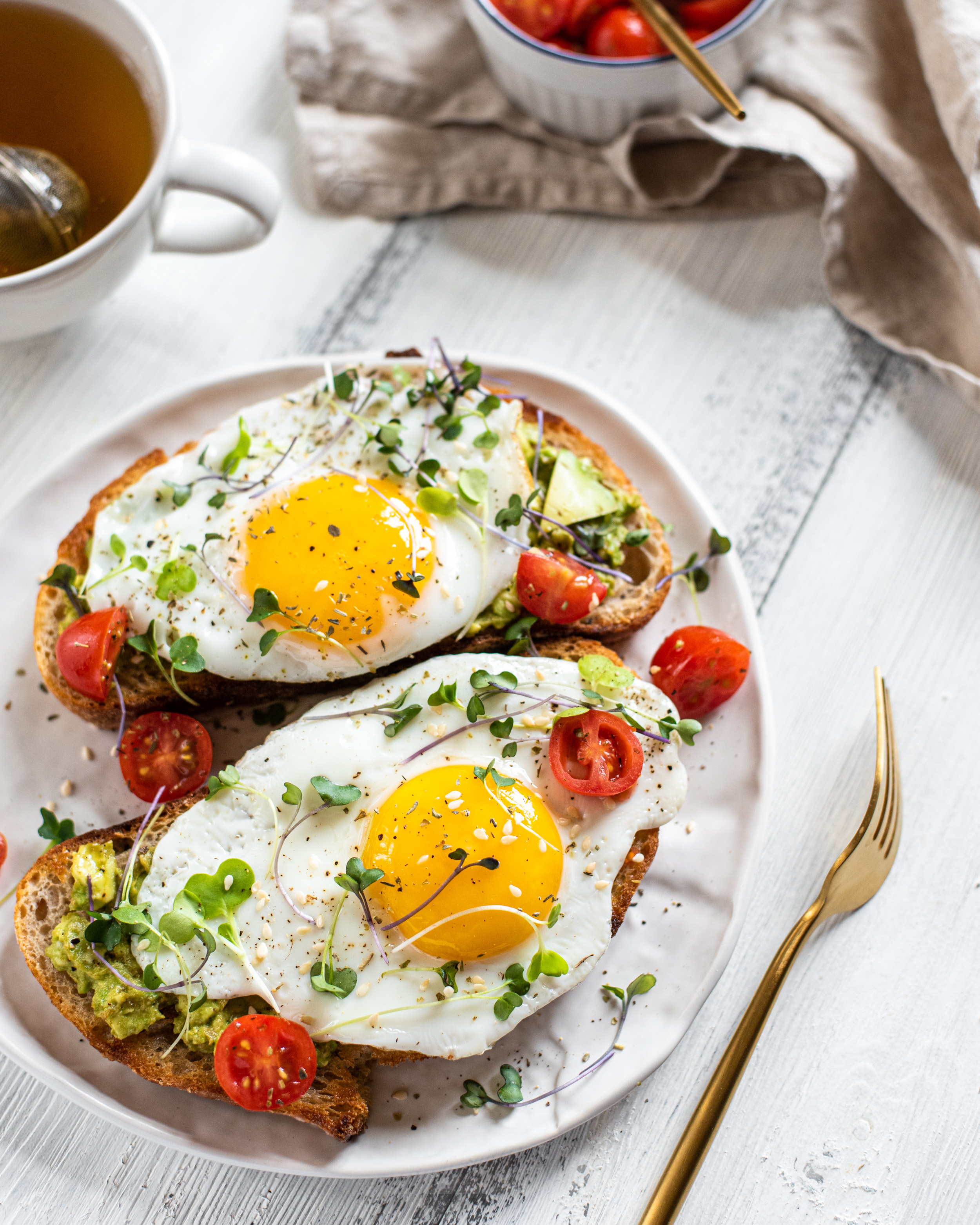 Stuffed Prosciutto Chicken served with pesta on a soft boiled egg