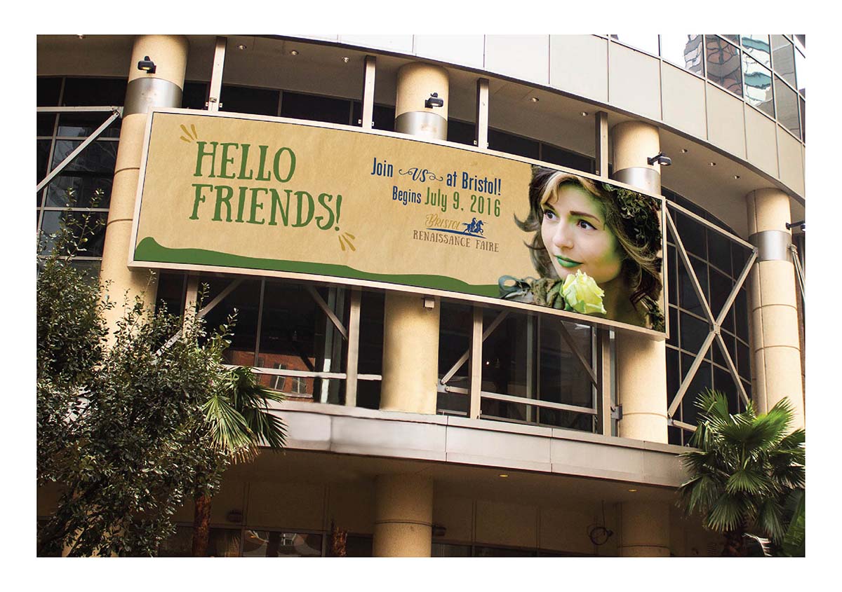 Bristol Renaissance Faire billboard