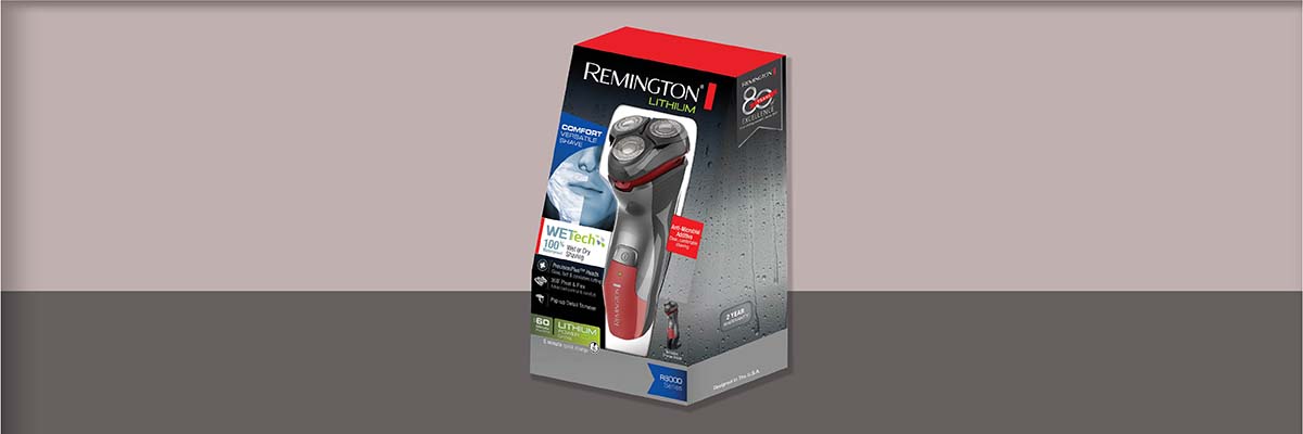 Twelfth slide, men's Remington products