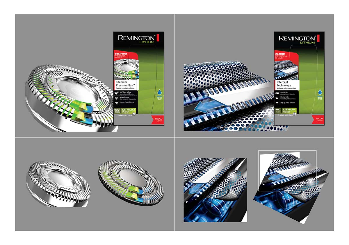 Men's Remington renders