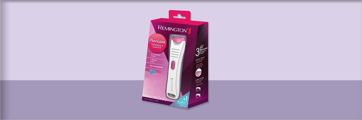 Tenth slide, women's remington package design